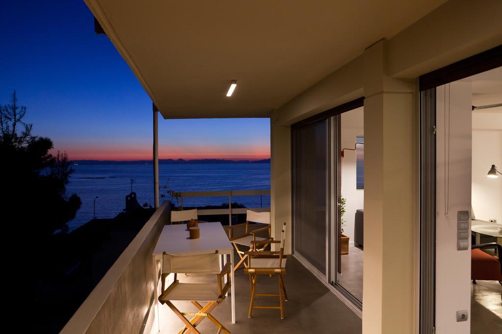 Saronida Summer Studio With Breathtaking View Lagonisi Exteriör bild